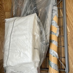 【受渡し予定の方と連絡中】【IKEA/イケア】ワードローブ breim 衣装収納 カバー付の画像