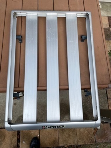 IN568 エアロラック+ inno IN516-5 カーゴネット 2点セット アウトドア用荷台 荷造り 荷運び荷台