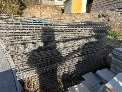 メッシュフェンス200枚柱160本