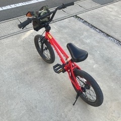 クランカー　赤　子ども用自転車の画像