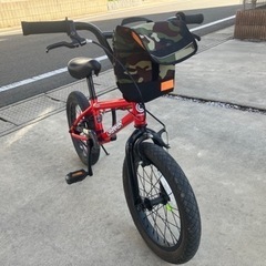 クランカー　赤　子ども用自転車の画像