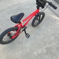 クランカー　赤　子ども用自転車の画像