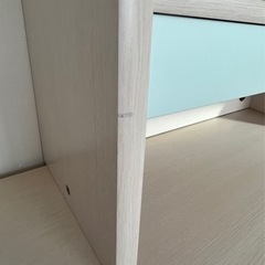 ニトリ　学習机　白の画像