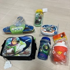 子供用カバン、水筒、お弁当箱、お箸セット、子供用ハンガー