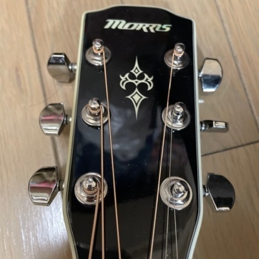 Morrisアコースティックギター黒セット