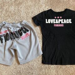 140　女の子用　ジャージ上下　短パン　Ｔシャツ　チャンピオン　フィオルッチ　ＦＩＯＲＵＣＣＩ　の画像