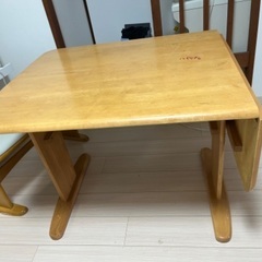 ダイニングテーブル使用感かなりありの画像