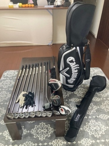 ゴルフセット、バッグ、キャップ、グローブ付（taylormade、callaway等）