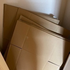 引越し後のダンボール