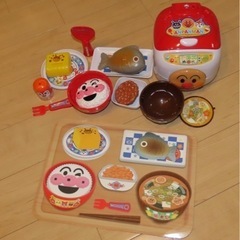 ジョイパレット(JOYPALETTE) アンパンマン シューッとたけたよ! おしゃべりすいはんきと元気100ばい和食セット プラスチックの画像