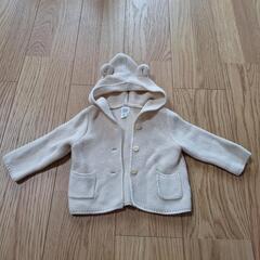 【美品】ベビーギャップ　子供服　 ニットパーカー　くまの画像