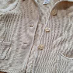 【美品】ベビーギャップ　子供服　 ニットパーカー　くまの画像