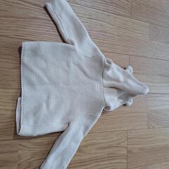 【美品】ベビーギャップ　子供服　 ニットパーカー　くまの画像