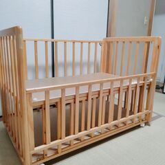 ベビーベッド差し上げます。の画像