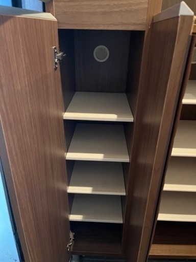 【取引中】靴箱　玄関　鏡付き　シューズボックス