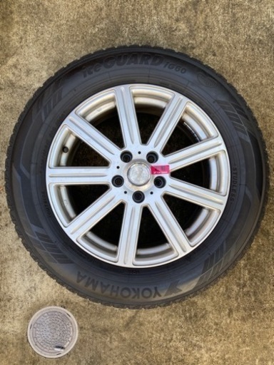 スタッドレスタイヤ(ヨコハマタイヤiceGUARD)4本セットホイール付、安くお譲りします！