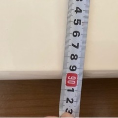 座卓（白、中古、60Ｘ90Ｘ30cm）500円の画像