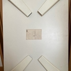 座卓（白、中古、60Ｘ90Ｘ30cm）500円の画像