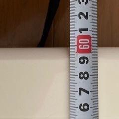 座卓（白、中古、60Ｘ90Ｘ30cm）500円の画像