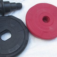 ☆無料☆地元のみ発送不可☆ダンベル　約７ｋｇ×２個セット☆の画像