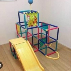 プーさんジャングルジム滑り台