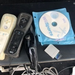 ゲームWii リモコン2台付　箱説明書付の画像