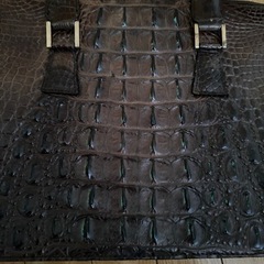 人気の！ワニ革！ショルダーバック！！値下げしました！の画像