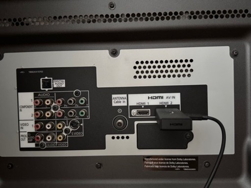 Panasonic VIERA 42型大画面（但し米国仕様）