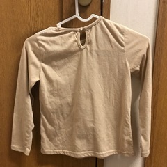 サイズ130 長袖　ベージュの画像