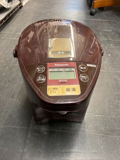 ☆中古￥4,000！Panasonic　パナソニック　マイコン沸騰ジャーポット　家電　NC-SU224型　2017年製　【BK464】