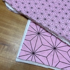 キルト　ハギレ　禰󠄀豆子柄です。の画像