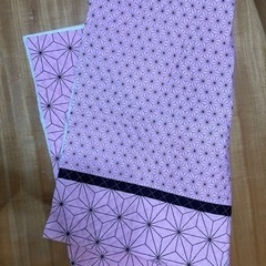キルト　ハギレ　禰󠄀豆子柄です。