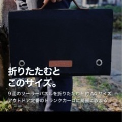 ソーラーパネル ポータブル電源 ソーラー 81W ソーラーチャージャー LACITAの画像