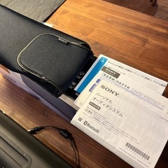 SONY パーソナルオーディオシステム　SRS-BTX300 ワイヤレススピーカーの画像