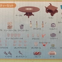 20周年記念　シルバニアファミリー　湖畔のペンション　パーティーセットの画像