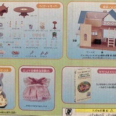 20周年記念　シルバニアファミリー　湖畔のペンション　パーティーセットの画像