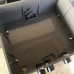 未来工業 ウオルボックス 屋根無(ヨコ型)ダークグレー WB-14AODG 3個セット プラボックス 制御盤 電設資材の画像