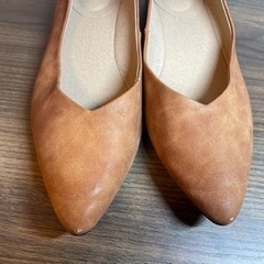 パンプス🥿　キャメル色　Lサイズの画像