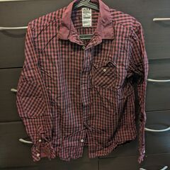 男性用長袖Lサイズシャツ２
