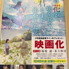 あの花が咲く丘で君とまた出会えたら。