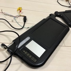12Ｖ　サンバイザーモニター　左右の画像