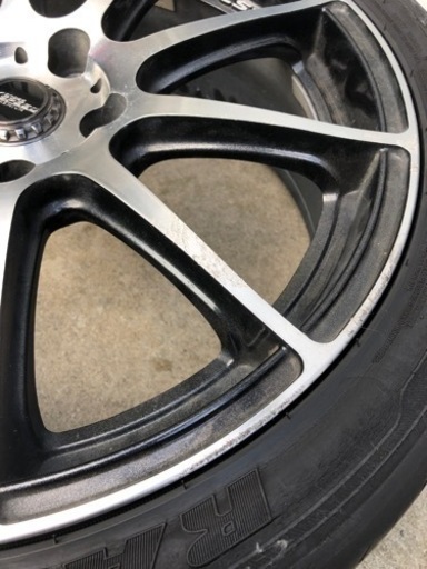 18インチ　アルミホイール　4本　CSR 2本ガリキズあり。1本パンクしてます。