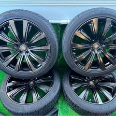 【美品】AMEモデラート漆　245/45r20 タイヤホイールセ...