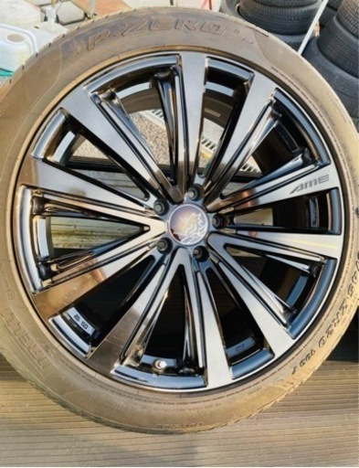 【美品】AMEモデラート漆　245/45r20 タイヤホイールセット4本