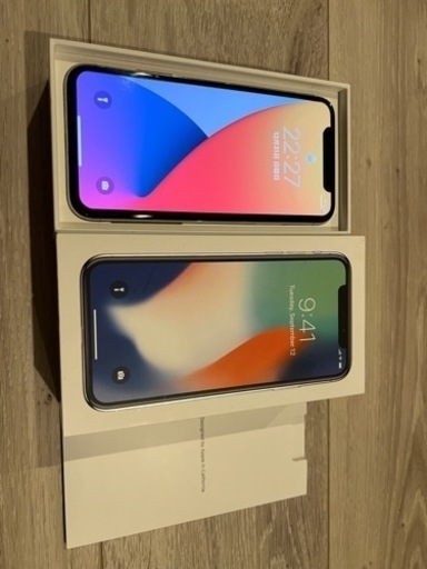 iPhoneX 64GB SIMロックあり シルバー(ホワイト)