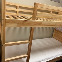 決定しました！ーIKEA 2段ベッド=2つシングルベッド