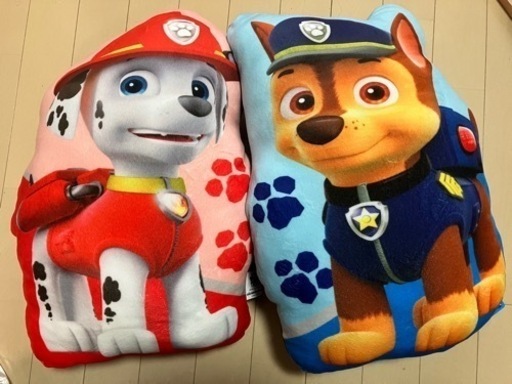 パウパトロール　ダイカットクッション