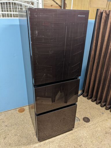 Hisense 3ドア冷凍冷蔵庫 282L 2021年製 HR-G2801BR