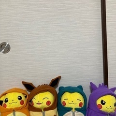 着せ替えピカチュウぬいぐるみ×4