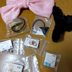 新品ピアス、ヘアアクセ